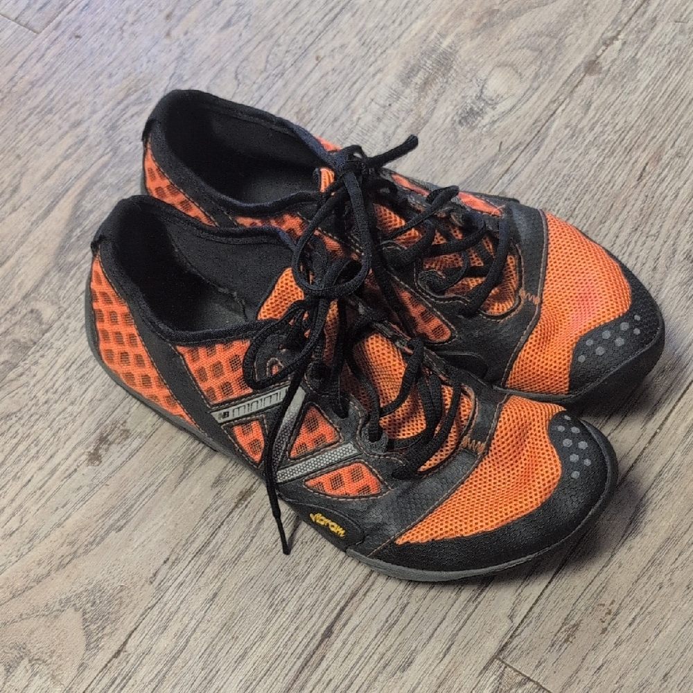 New Balance Orange and Black Athletic Shoes